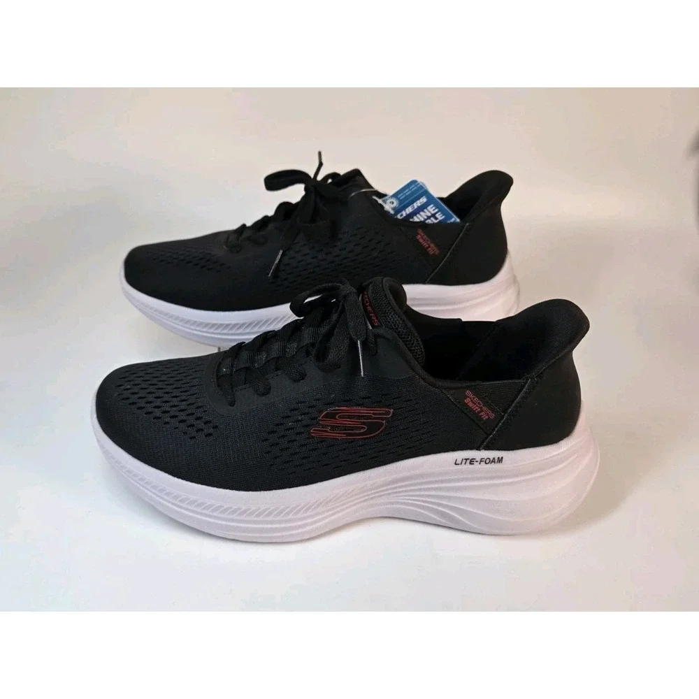 Skechers Hands Free Swift Fit Woman's Sz 9 Lite-Foam Laced Sneakers‎